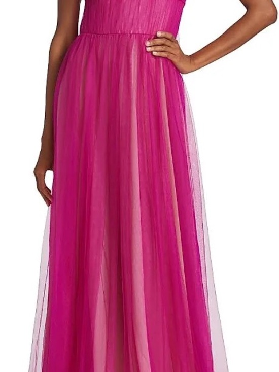 Vera Wang Dresses & Skirts - Vera Wang Fuchsia Pink Maxi Dress